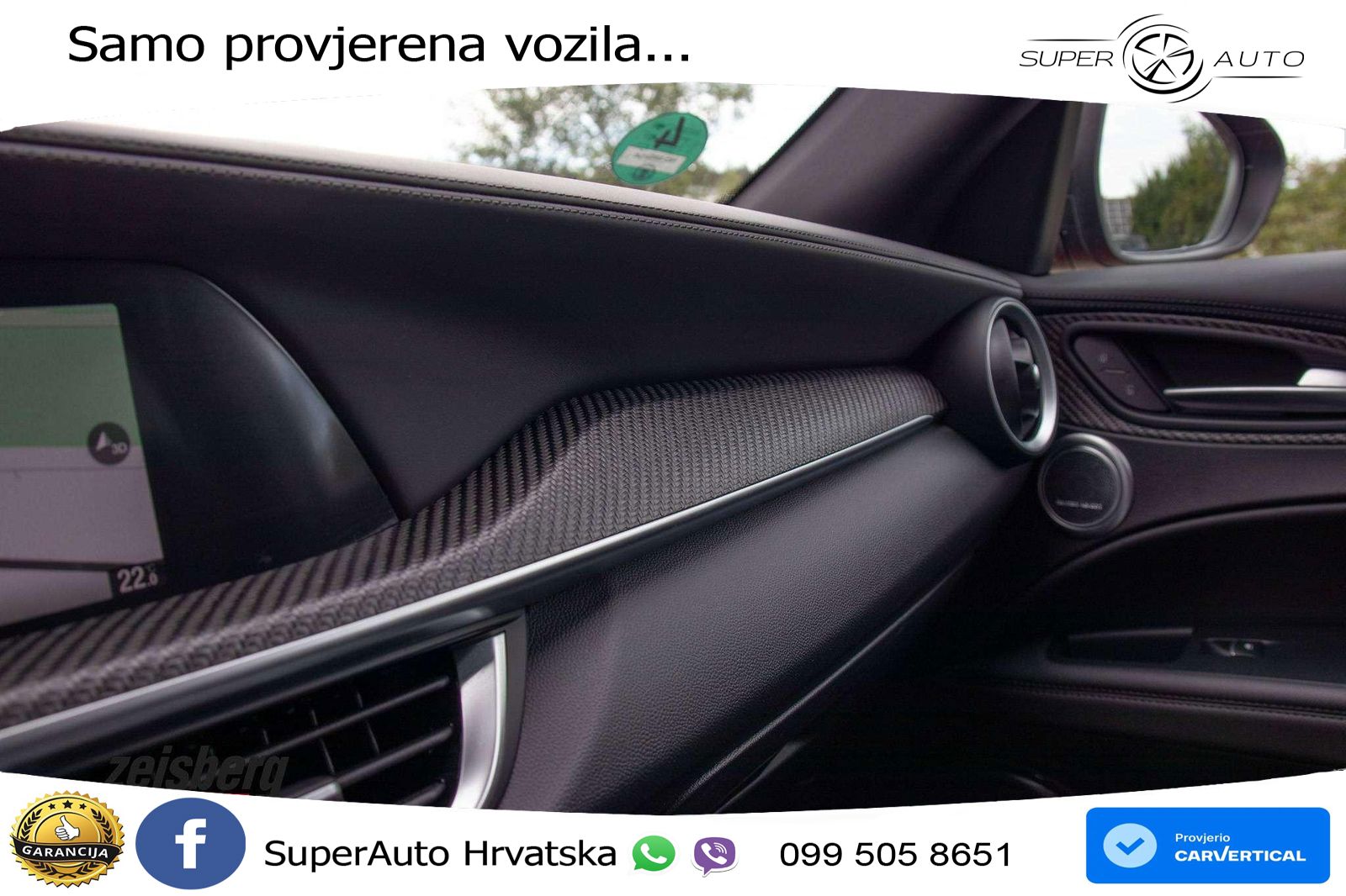 Alfa Romeo Stelvio Quadrifoglio 2.9 V6 Bi-Turbo (520 KS) Q4 Automatic LED+GR SJED+ACC