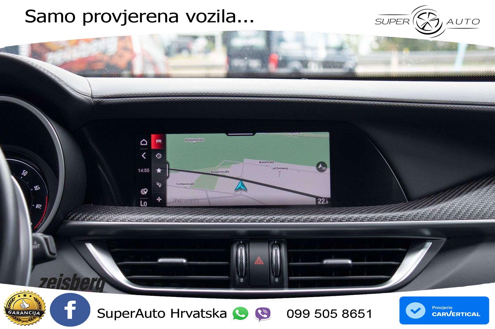 Alfa Romeo Stelvio Quadrifoglio 2.9 V6 Bi-Turbo (520 KS) Q4 Automatic LED+GR SJED+ACC