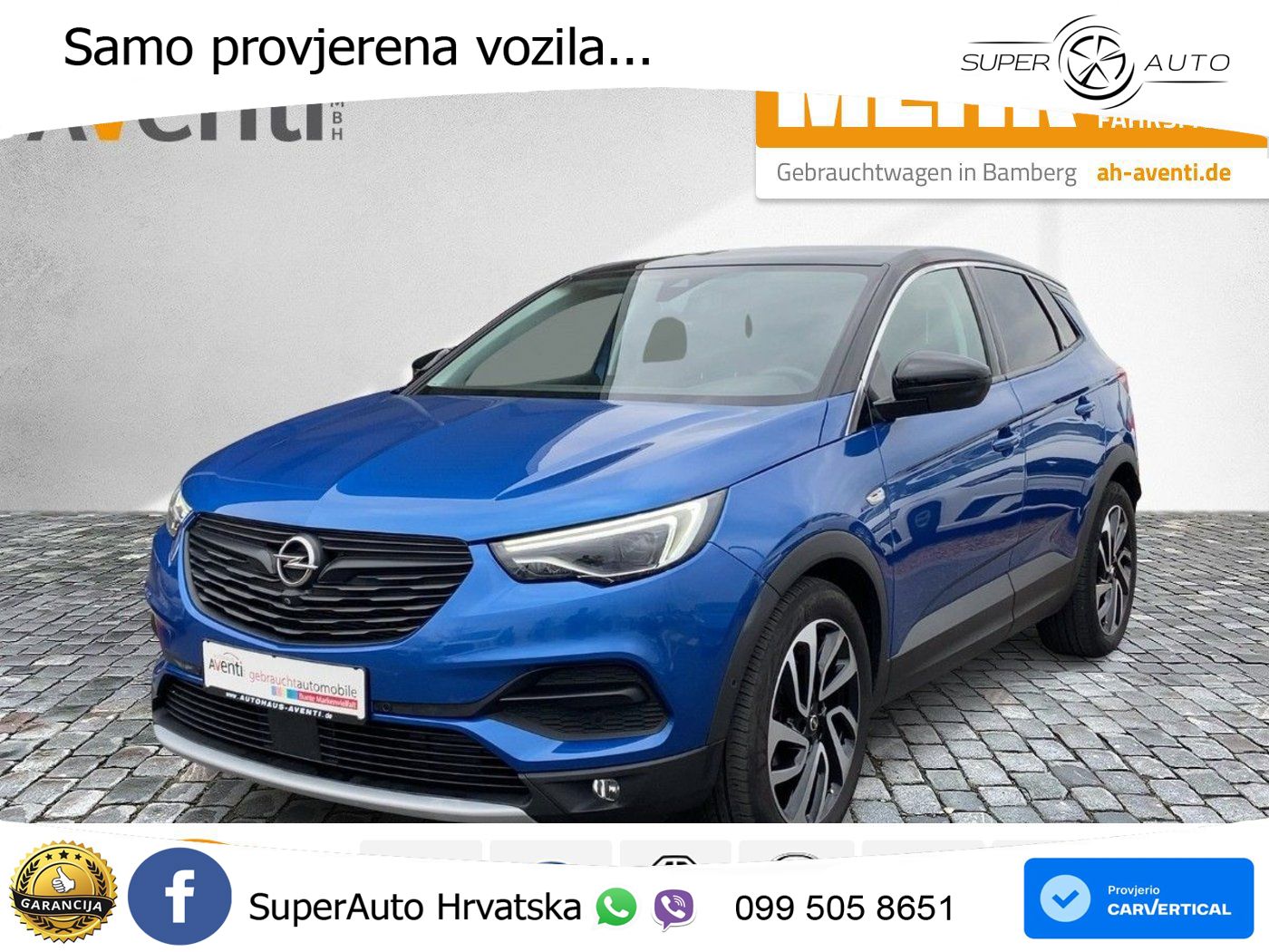 Opel Grandland X 2.0d (177 KS) Automatic Ultimate LED+GR SJED+ACC