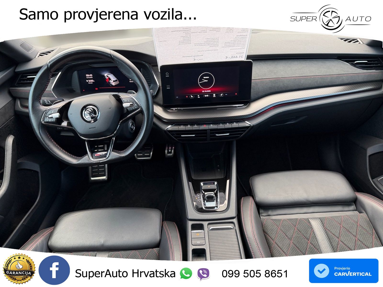 Škoda Octavia Combi RS 2.0 TDI (200 KS) DSG MATRIX+GR SJED+KAM