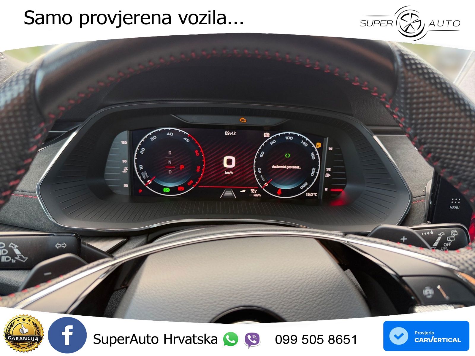 Škoda Octavia Combi RS 2.0 TDI (200 KS) DSG MATRIX+GR SJED+KAM