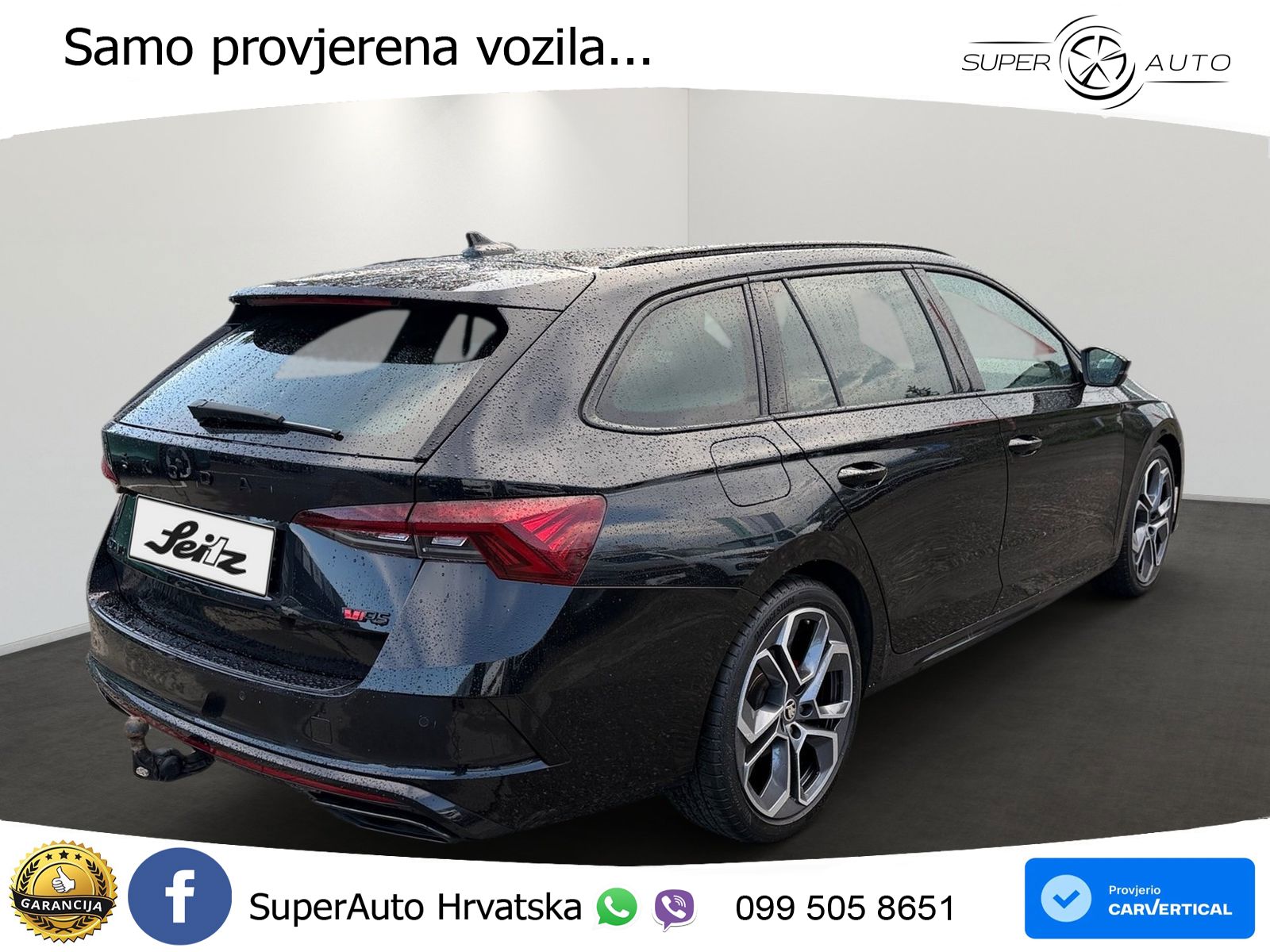 Škoda Octavia Combi RS 2.0 TDI (200 KS) DSG MATRIX+GR SJED+KAM