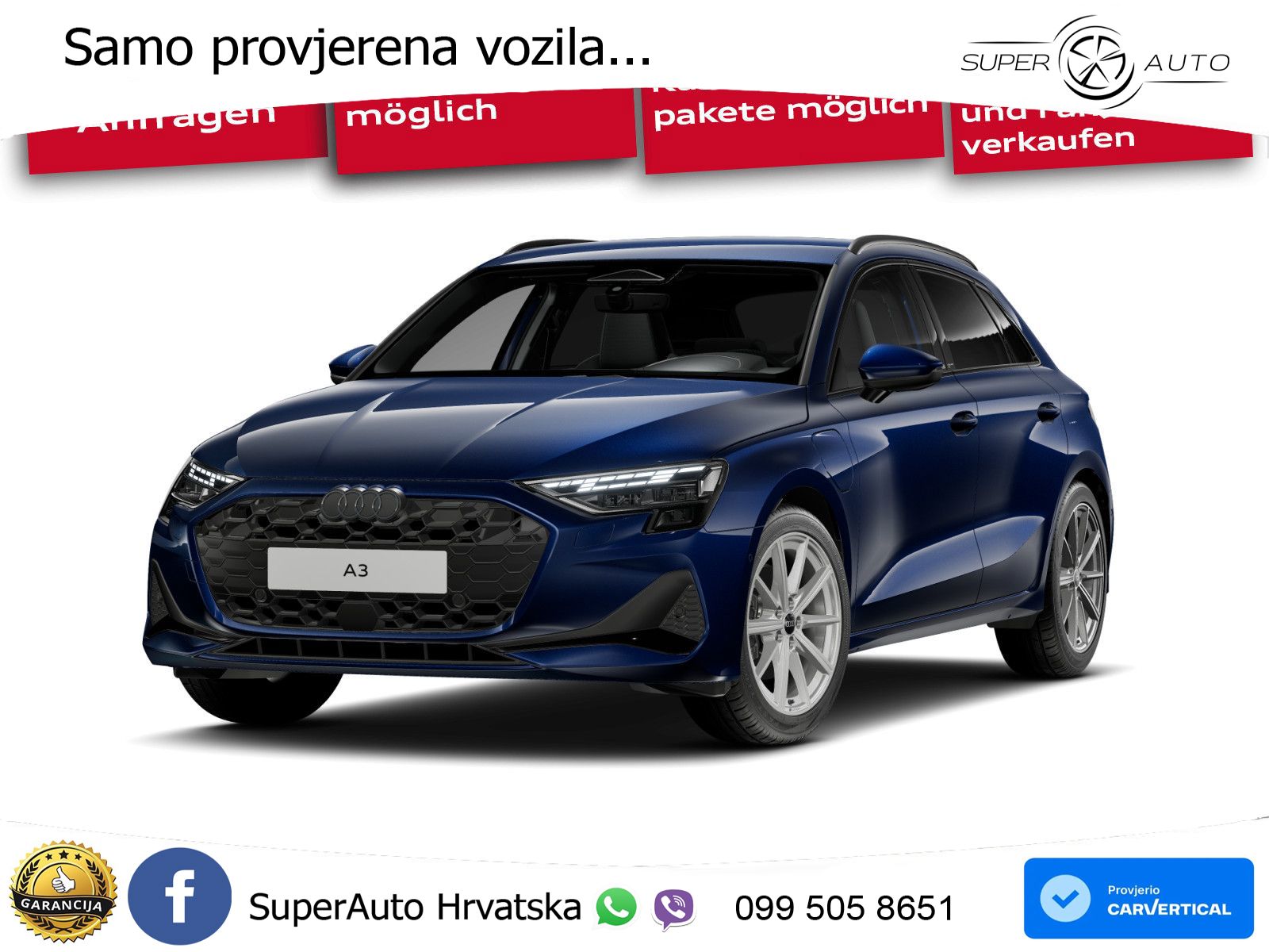 Audi A3 40 TFSIe (204 KS) S tronic advanced LED+GR SJED+ACC