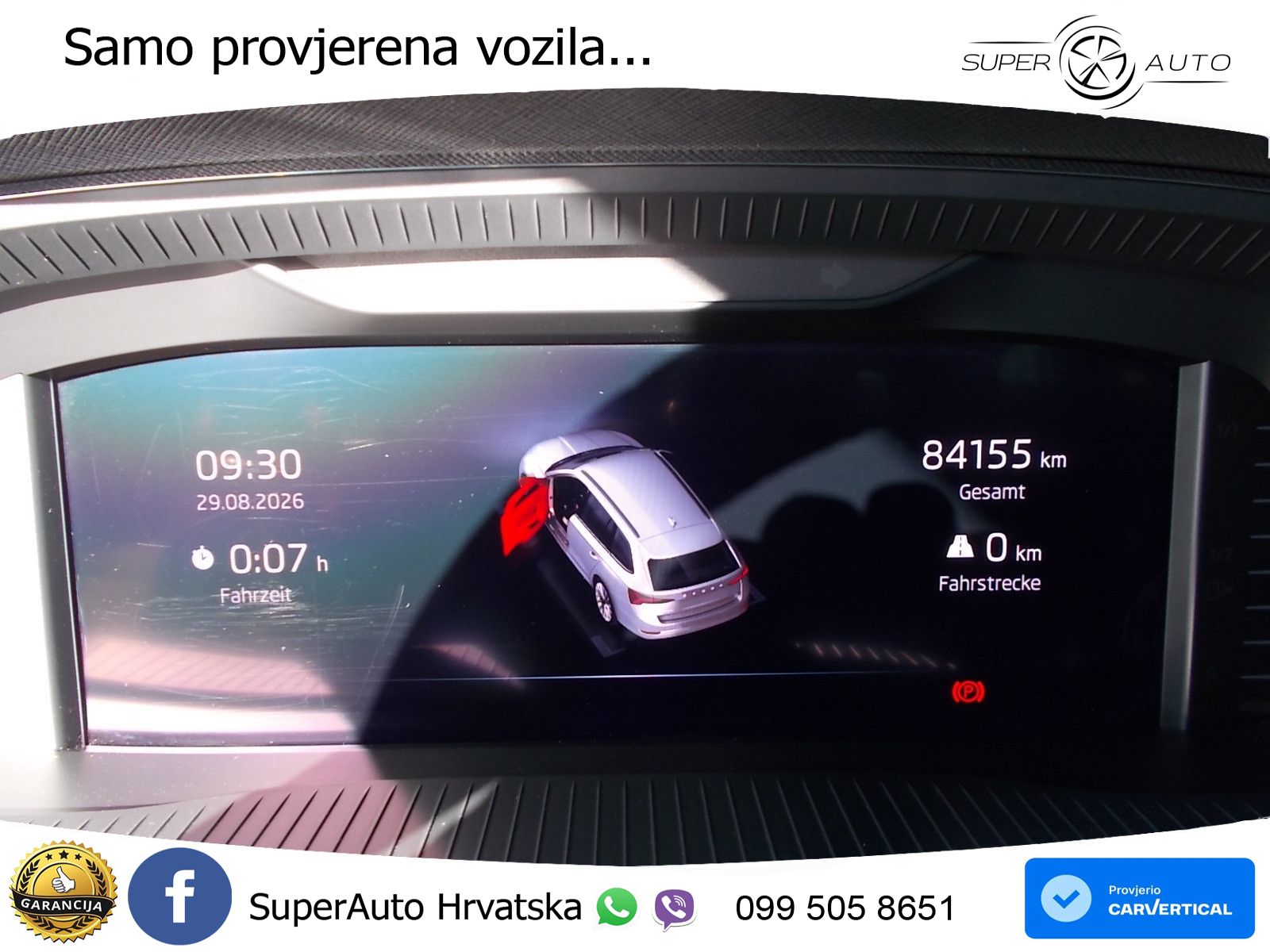 Škoda Octavia Combi 2.0 TDI (150 KS) DSG LED+GR SJED+ACC