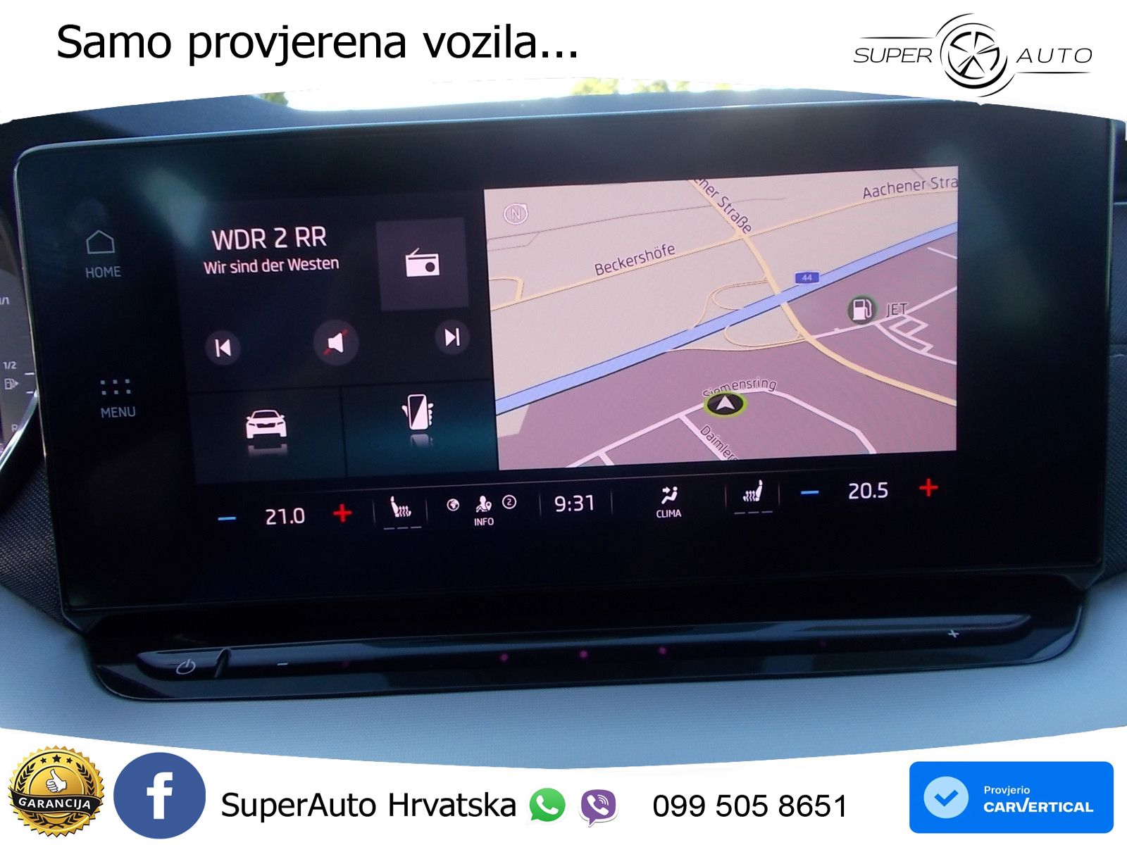 Škoda Octavia Combi 2.0 TDI (150 KS) DSG LED+GR SJED+ACC
