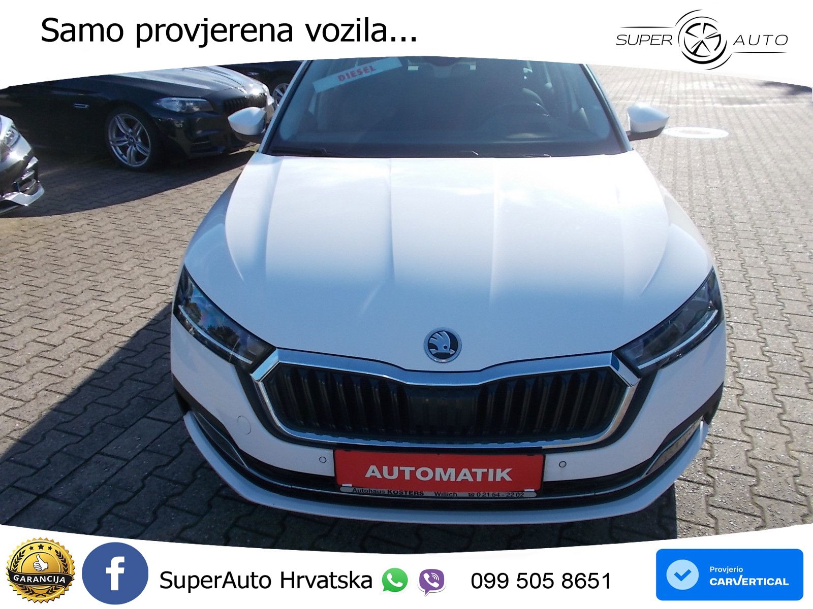 Škoda Octavia Combi 2.0 TDI (150 KS) DSG LED+GR SJED+ACC