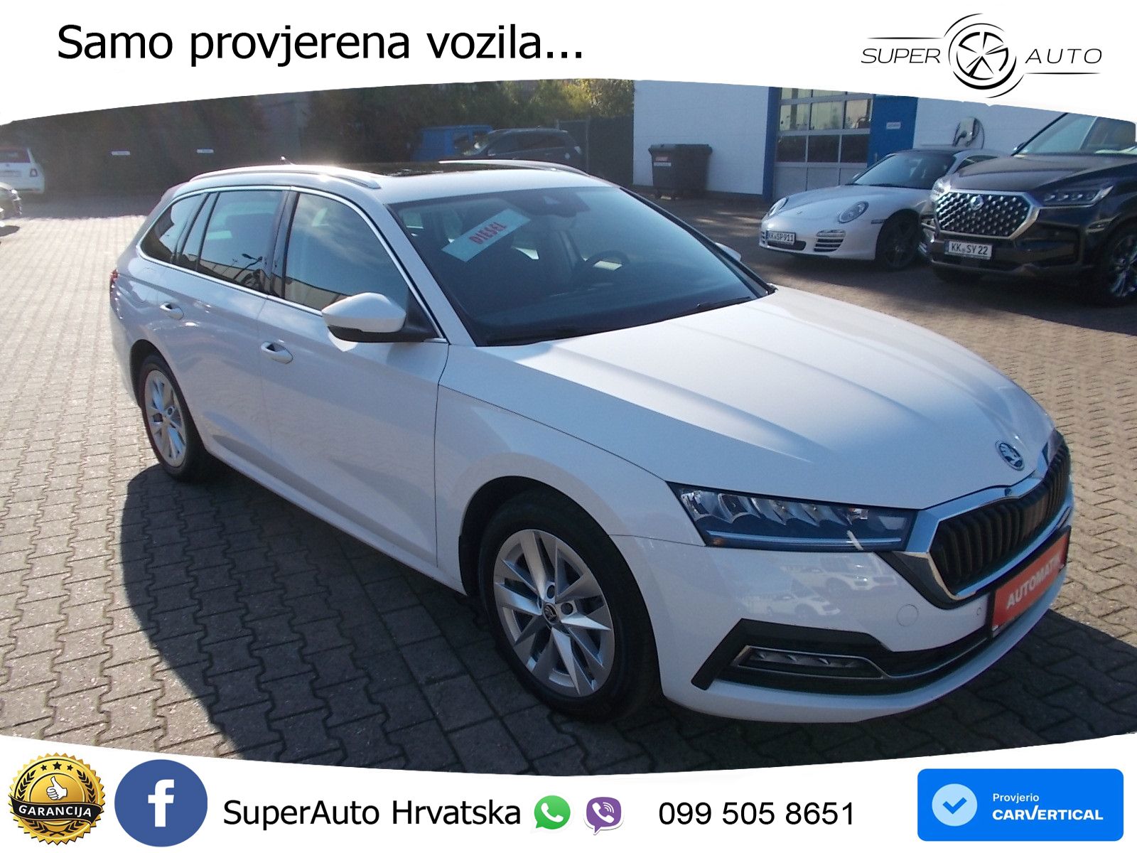 Škoda Octavia Combi 2.0 TDI (150 KS) DSG LED+GR SJED+ACC