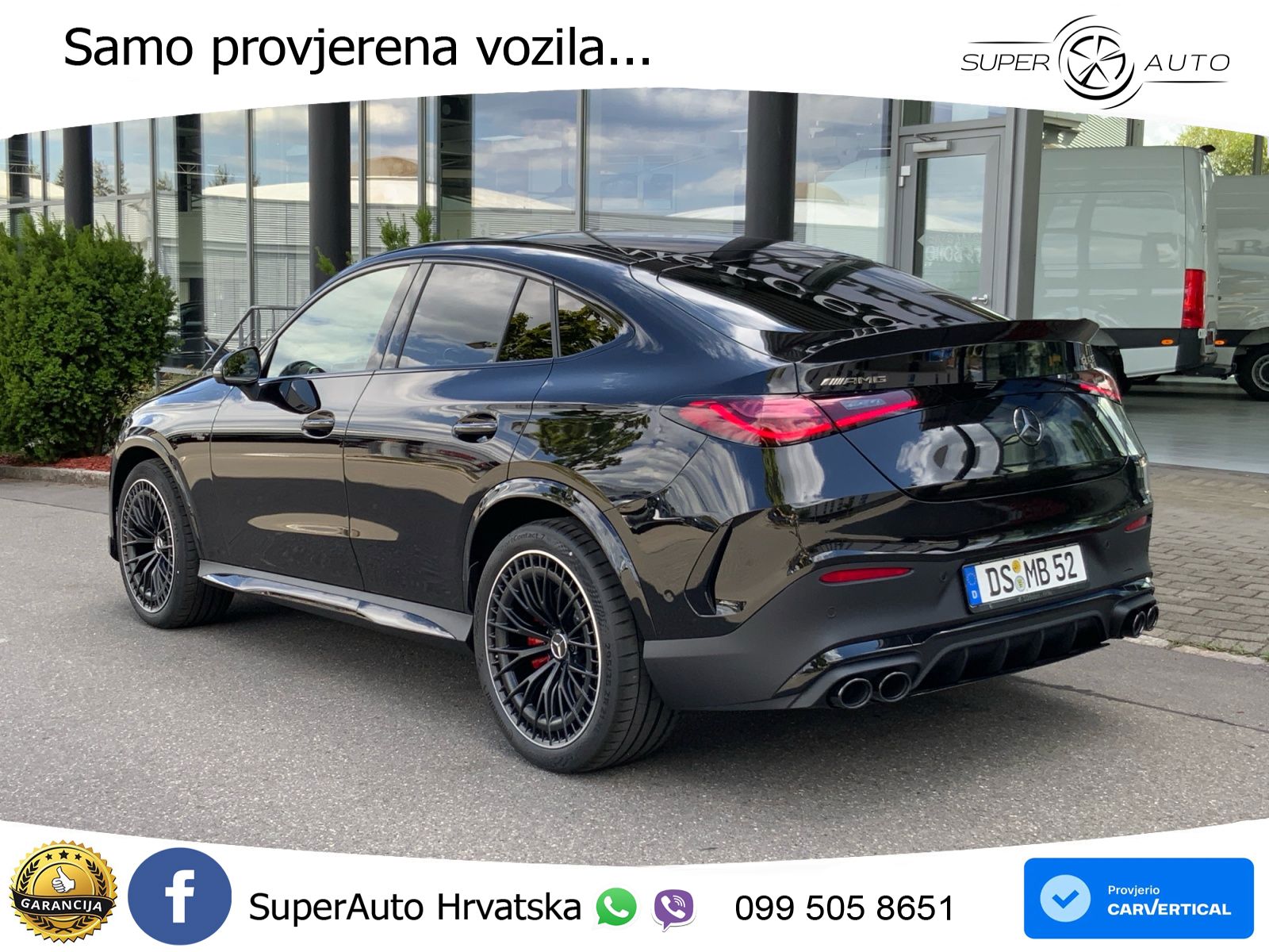 Mercedes GLC Coupe AMG 53 (449 KS) 4MATIC+ AMG SPEEDSHIFT TCT 9G ACC+GR SJED+360+PANO