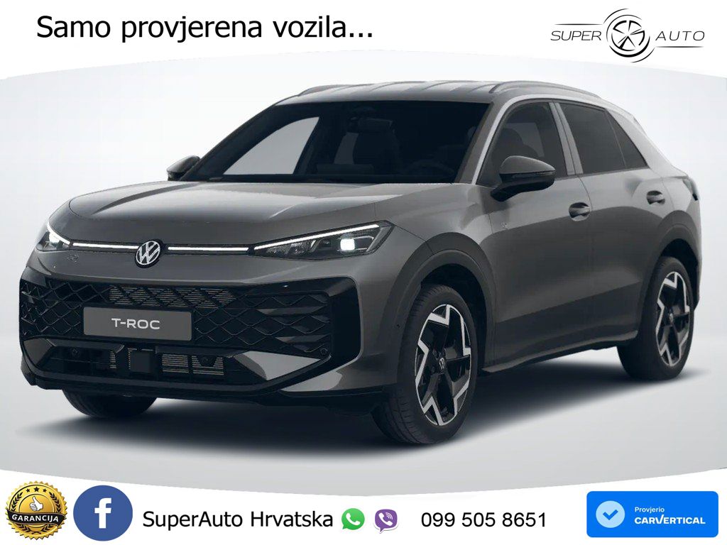 Volkswagen T-Roc 1.5 eTSI (150 KS)  DSG R-Line LED+GR SJED+ACC
