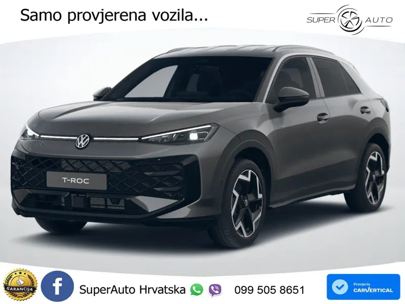 Volkswagen T-Roc 1.5 eTSI (150 KS)  DSG R-Line LED+GR SJED+ACC