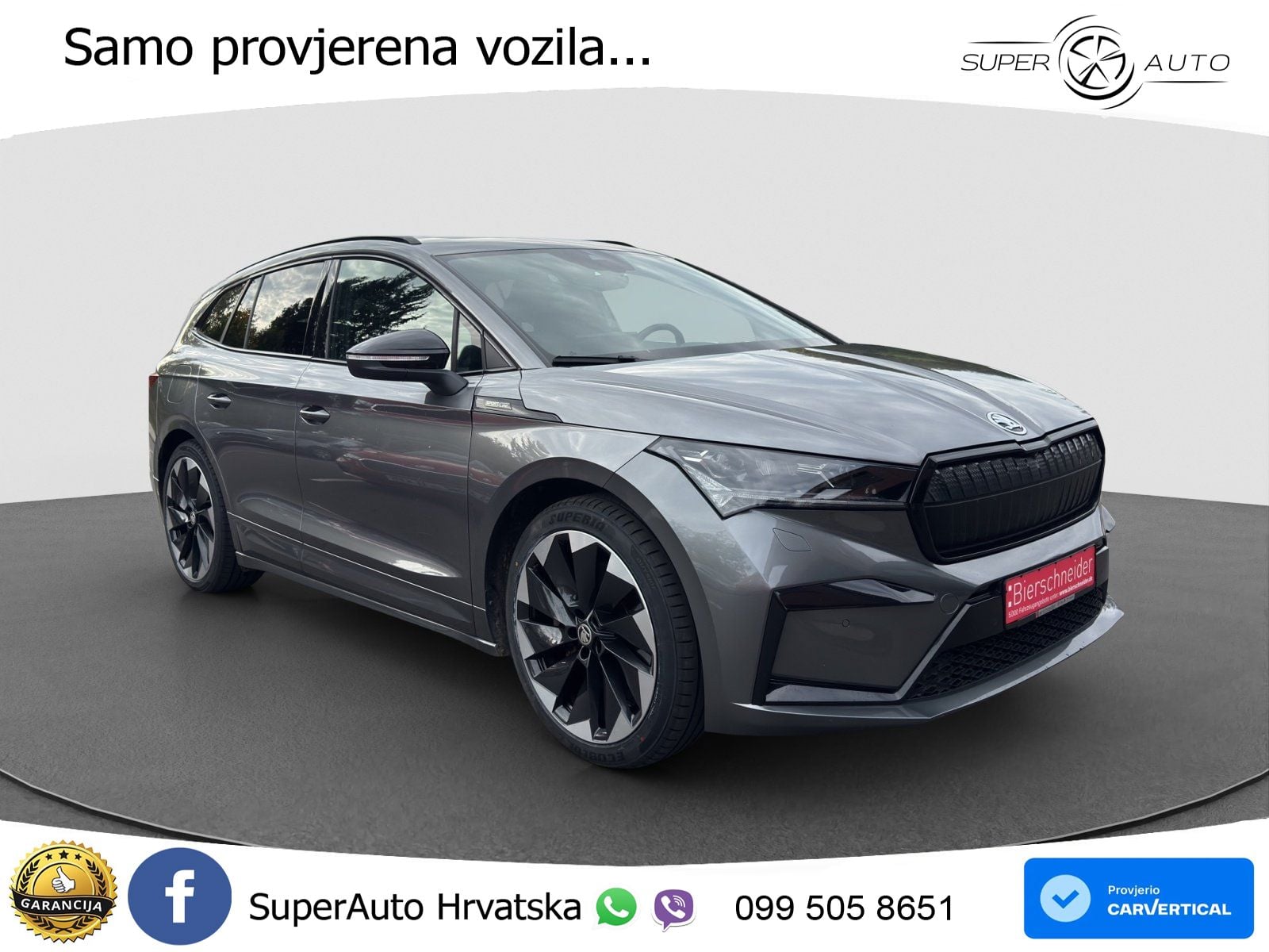 Škoda Enyaq iV 80x 82 kWh (265 KS) AWD SportLine ACC+GR SJED+360+PANO