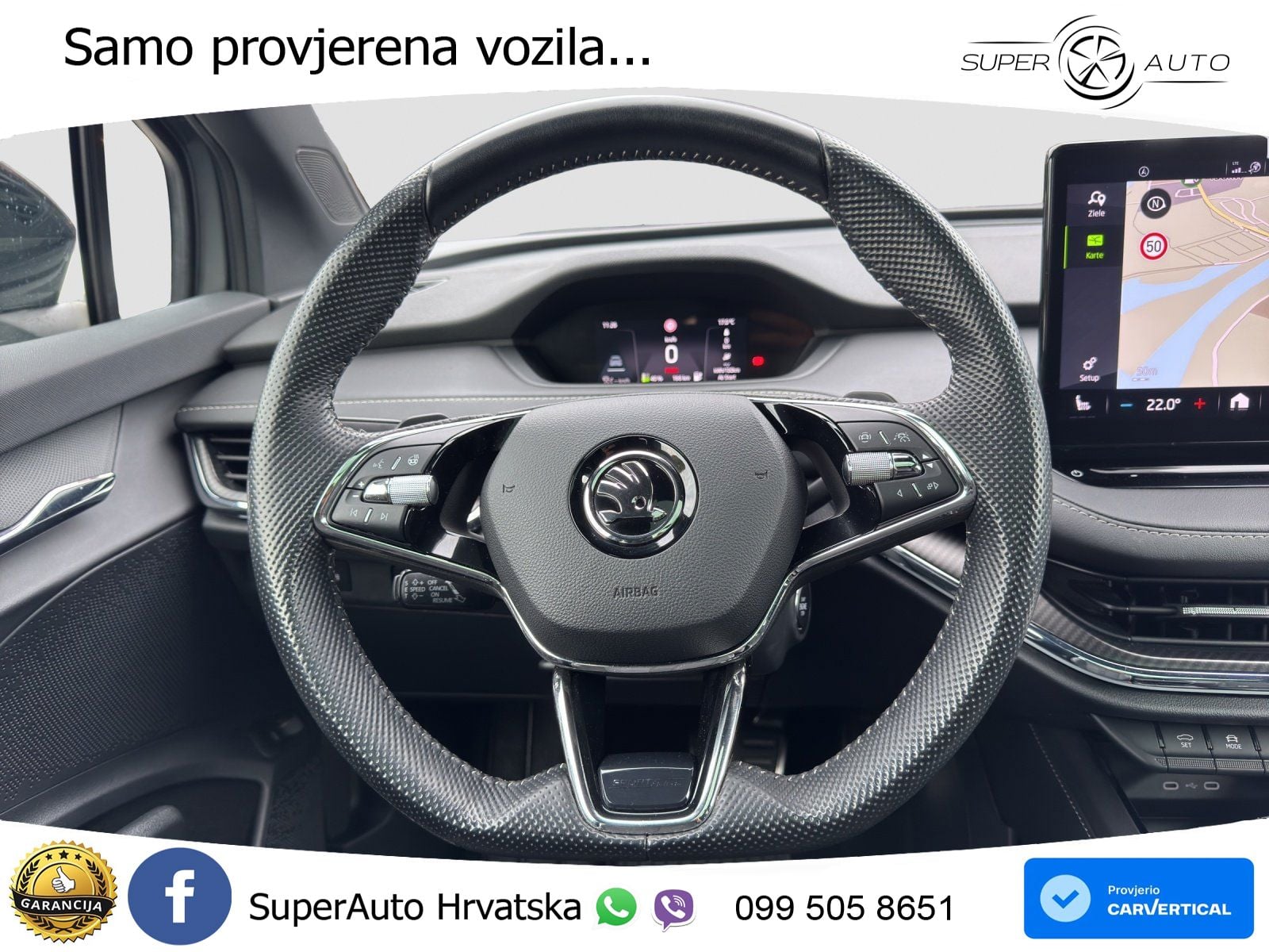 Škoda Enyaq iV 80x 82 kWh (265 KS) AWD SportLine ACC+GR SJED+360+PANO