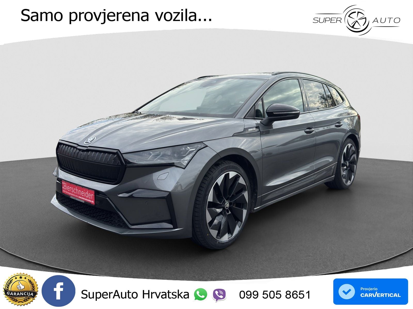 Škoda Enyaq iV 80x 82 kWh (265 KS) AWD SportLine ACC+GR SJED+360+PANO