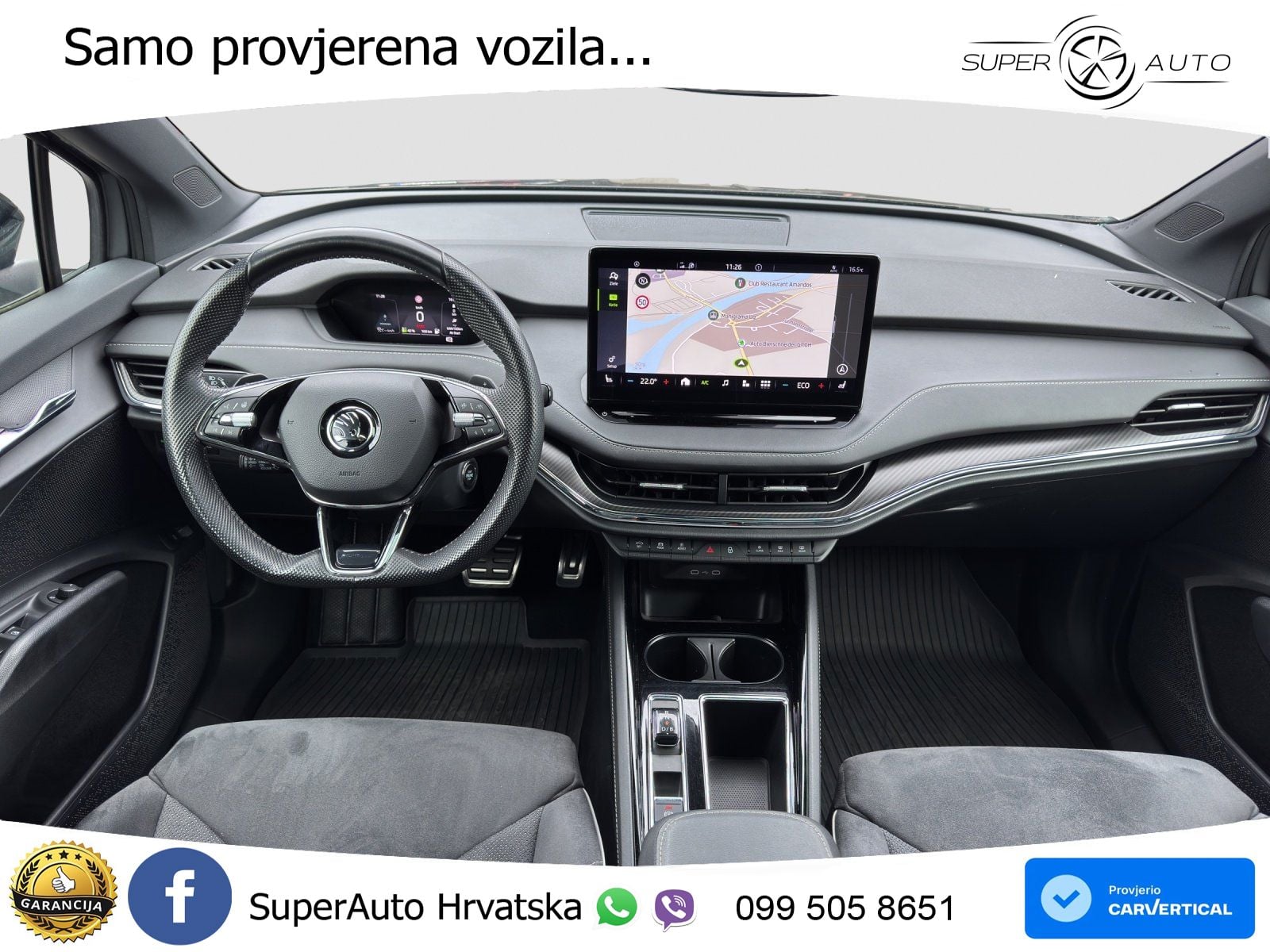 Škoda Enyaq iV 80x 82 kWh (265 KS) AWD SportLine ACC+GR SJED+360+PANO