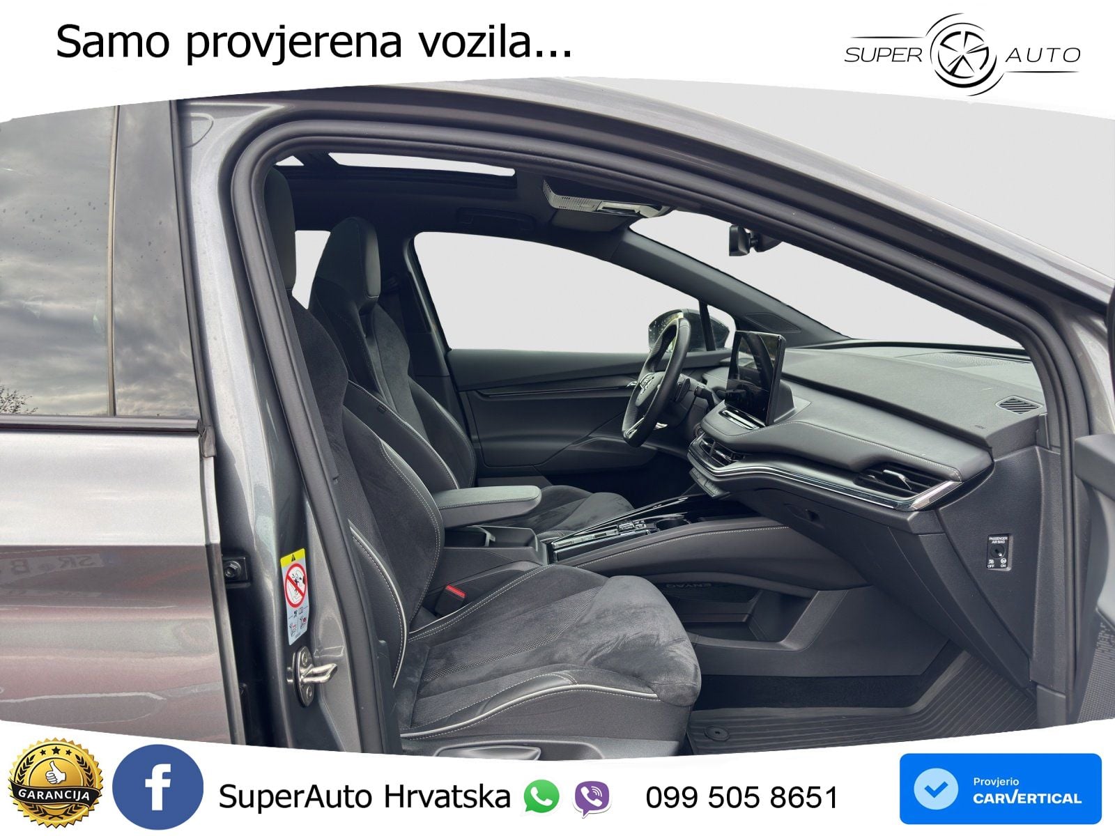 Škoda Enyaq iV 80x 82 kWh (265 KS) AWD SportLine ACC+GR SJED+360+PANO