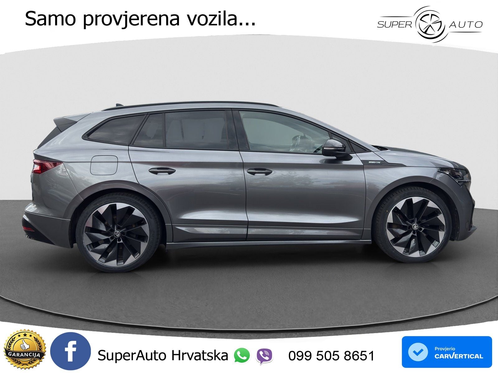 Škoda Enyaq iV 80x 82 kWh (265 KS) AWD SportLine ACC+GR SJED+360+PANO