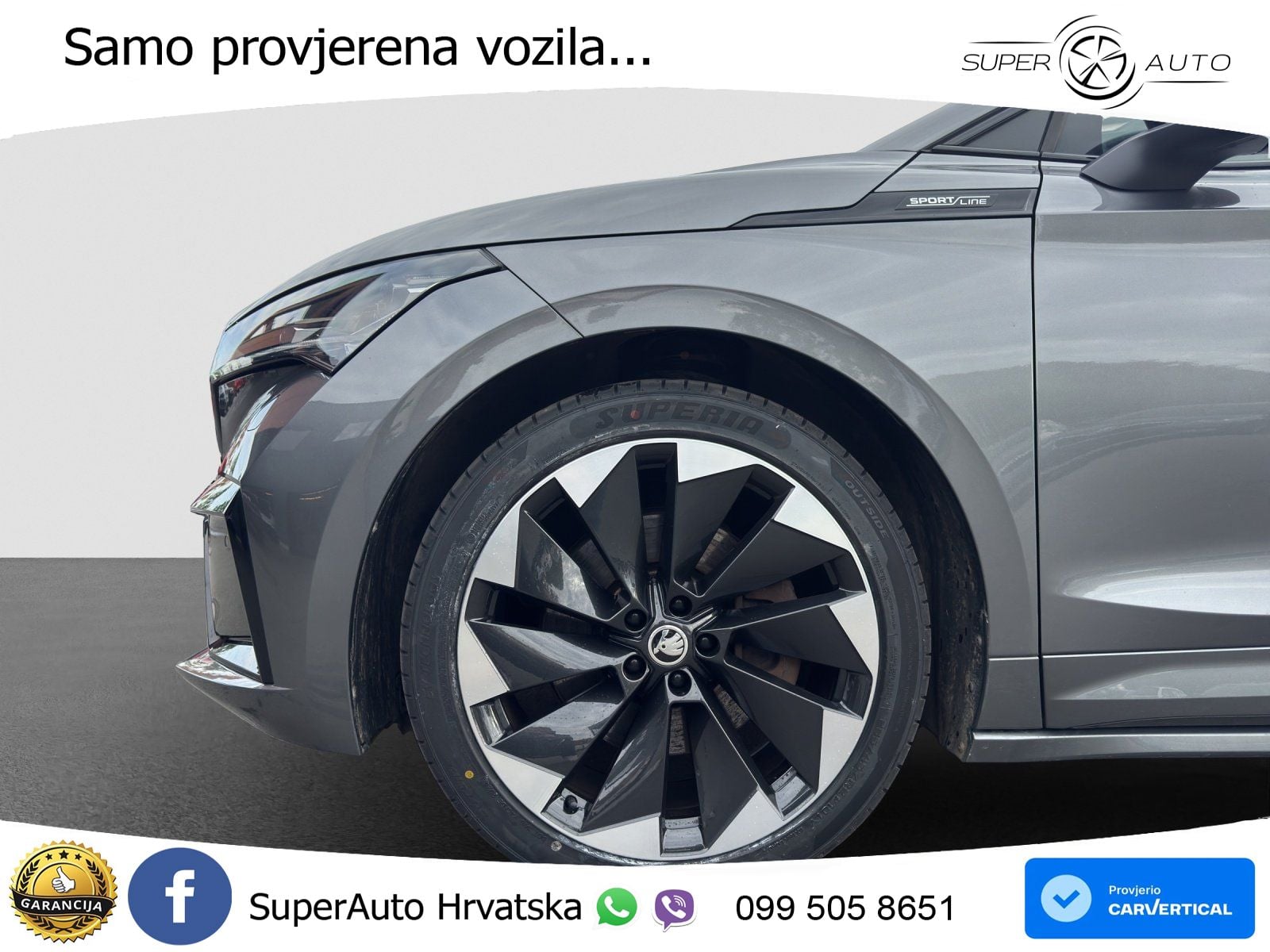 Škoda Enyaq iV 80x 82 kWh (265 KS) AWD SportLine ACC+GR SJED+360+PANO