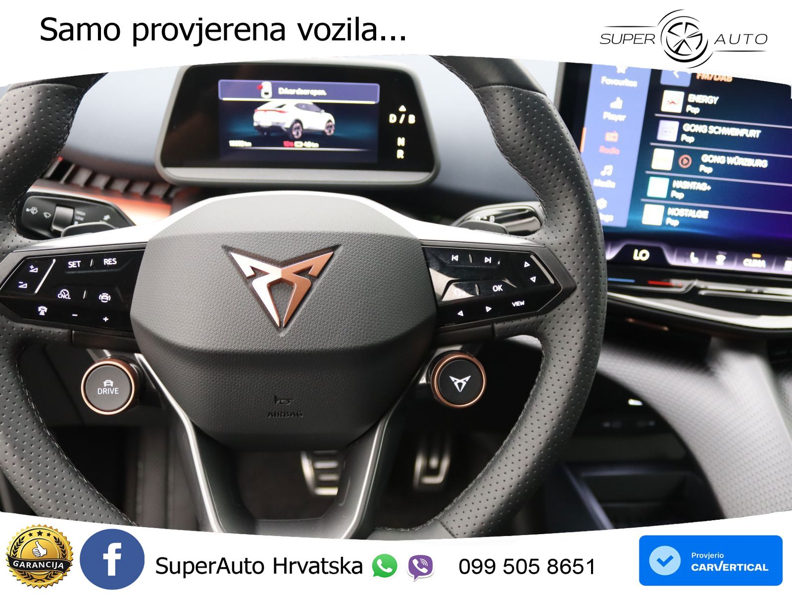 Cupra Tavascan 82 kWh (286 KS) LED+GR SJED+ACC