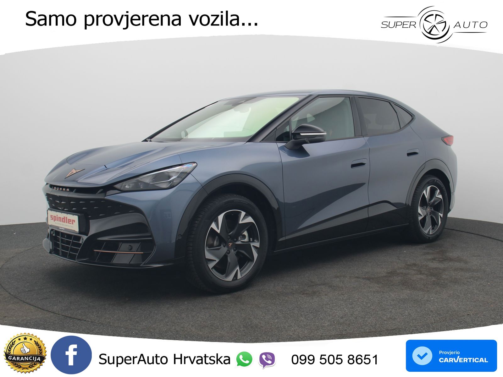 Cupra Tavascan 82 kWh (286 KS) LED+GR SJED+ACC