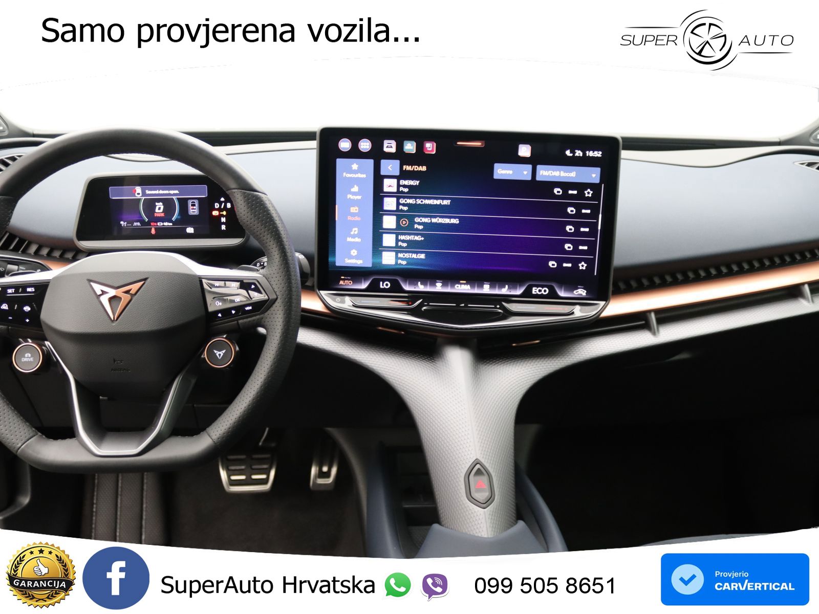 Cupra Tavascan 82 kWh (286 KS) LED+GR SJED+ACC