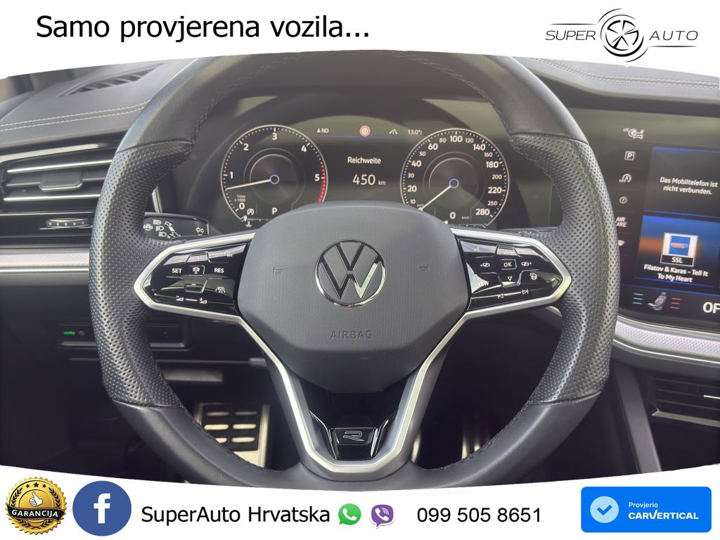 Volkswagen Touareg 3.0 V6 TDI (231 KS) 4MOTION Tiptronic R-Line LED+GR SJED+ACC