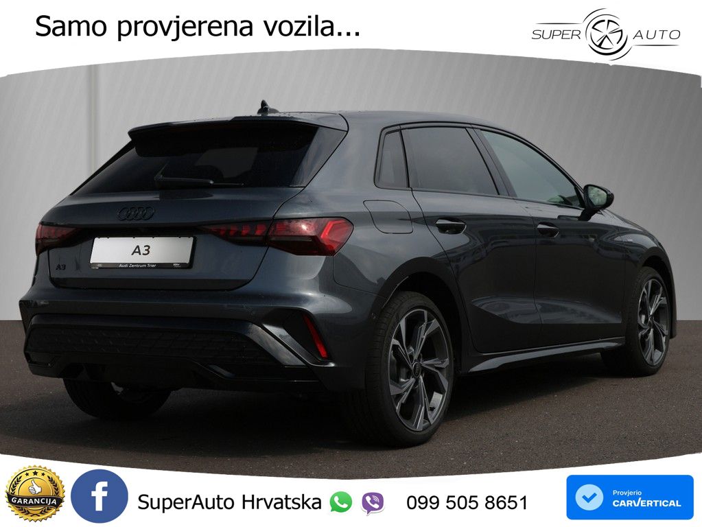 Audi A3 Sportback 40 TFSI e (204 KS) Plug-in Hybrid S tronic S line LED+GR SJED+ACC