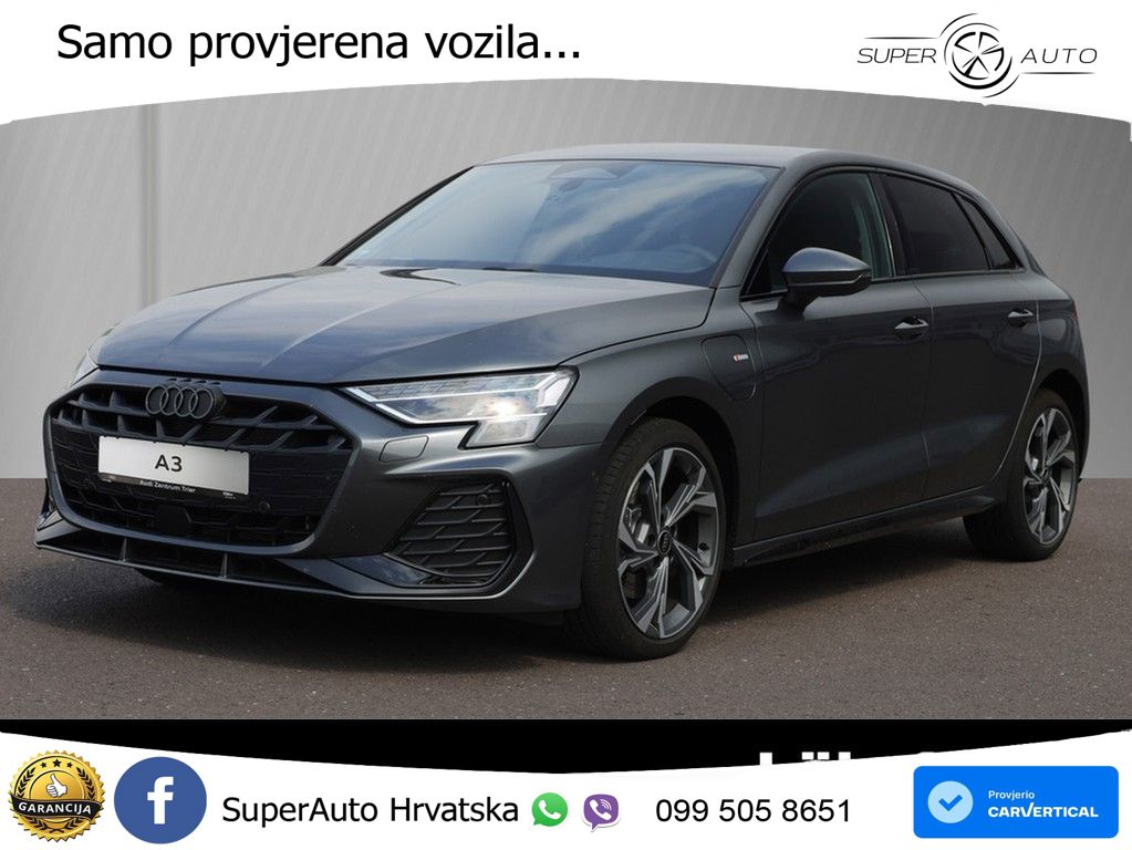 Audi A3 Sportback 40 TFSI e (204 KS) Plug-in Hybrid S tronic S line LED+GR SJED+ACC