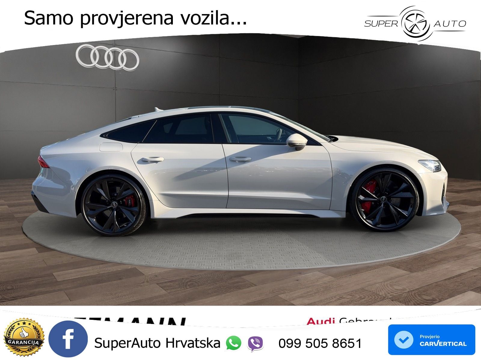 Audi RS7 4.0 TFSI V8 (600 KS) quattro tiptronic LED+GR SJED+ACC