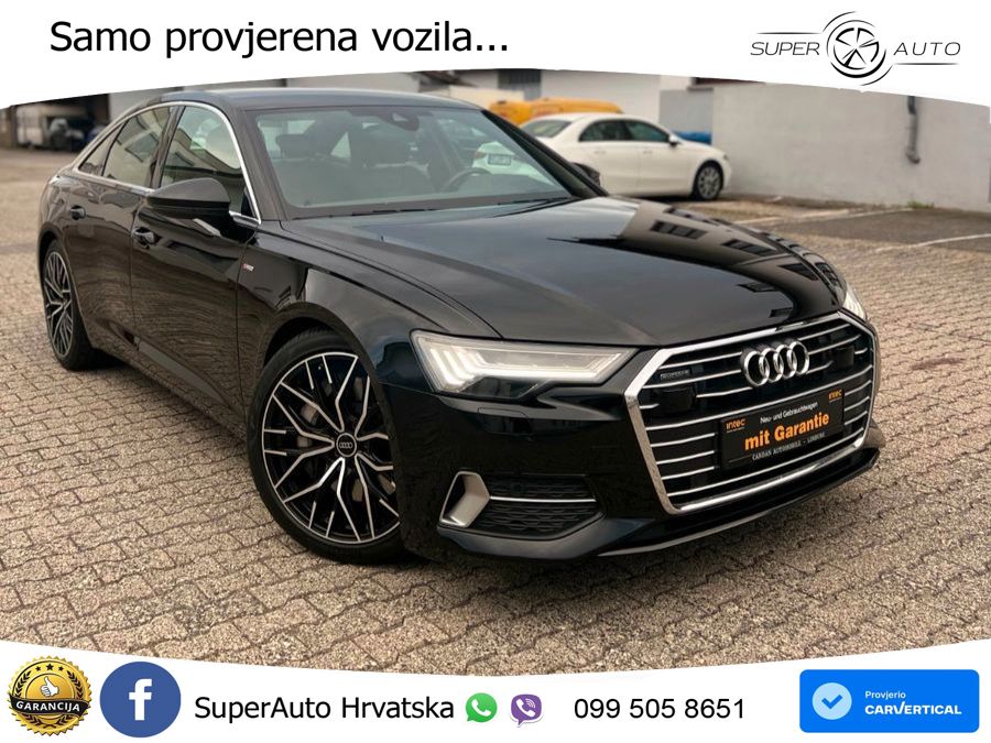 Audi A6 50 TFSIe (299 KS) quattro ultra S tronic S line LED+GR SJED+ACC