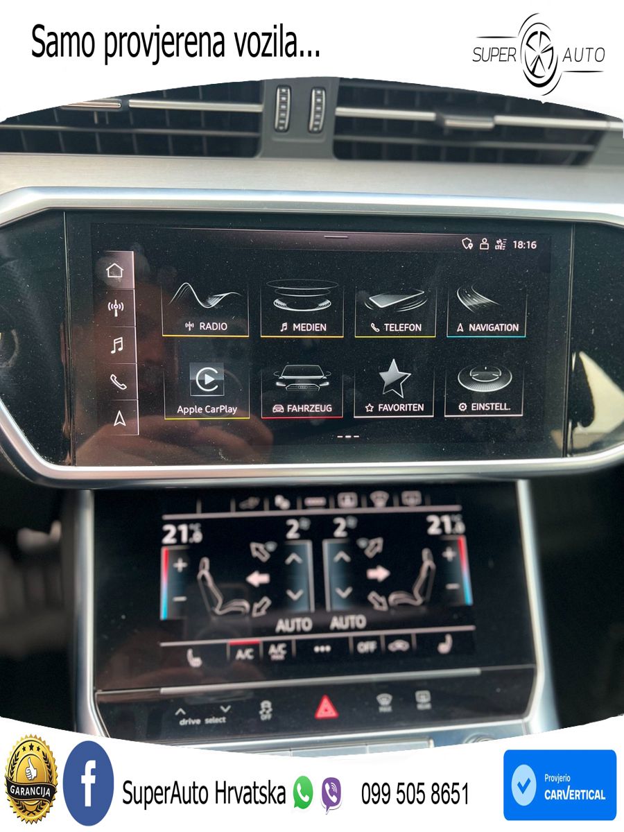 Audi A6 50 TFSIe (299 KS) quattro ultra S tronic S line LED+GR SJED+ACC