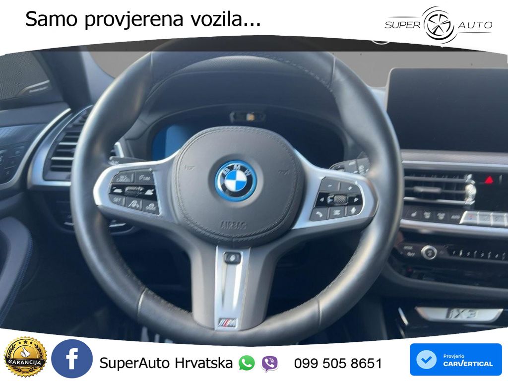 BMW iX3 80 kWh (286 KS) M Sport LED+GR SJED+ACC