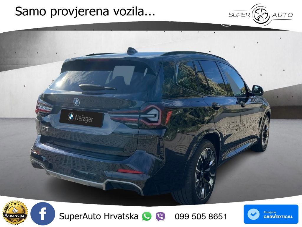 BMW iX3 80 kWh (286 KS) M Sport LED+GR SJED+ACC