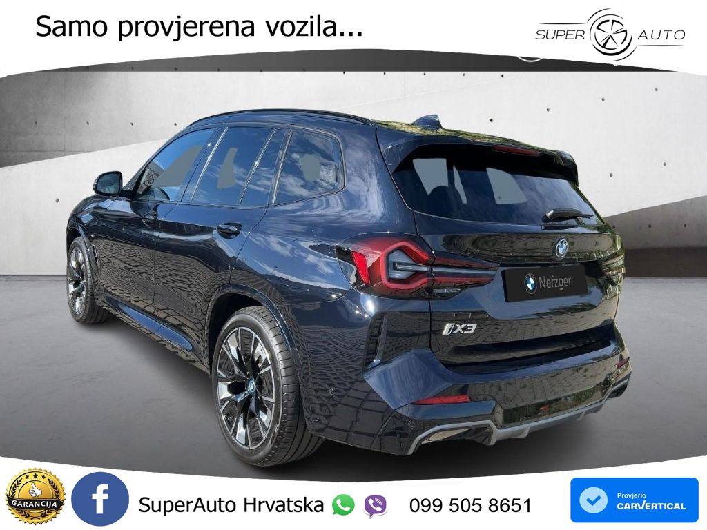 BMW iX3 80 kWh (286 KS) M Sport LED+GR SJED+ACC