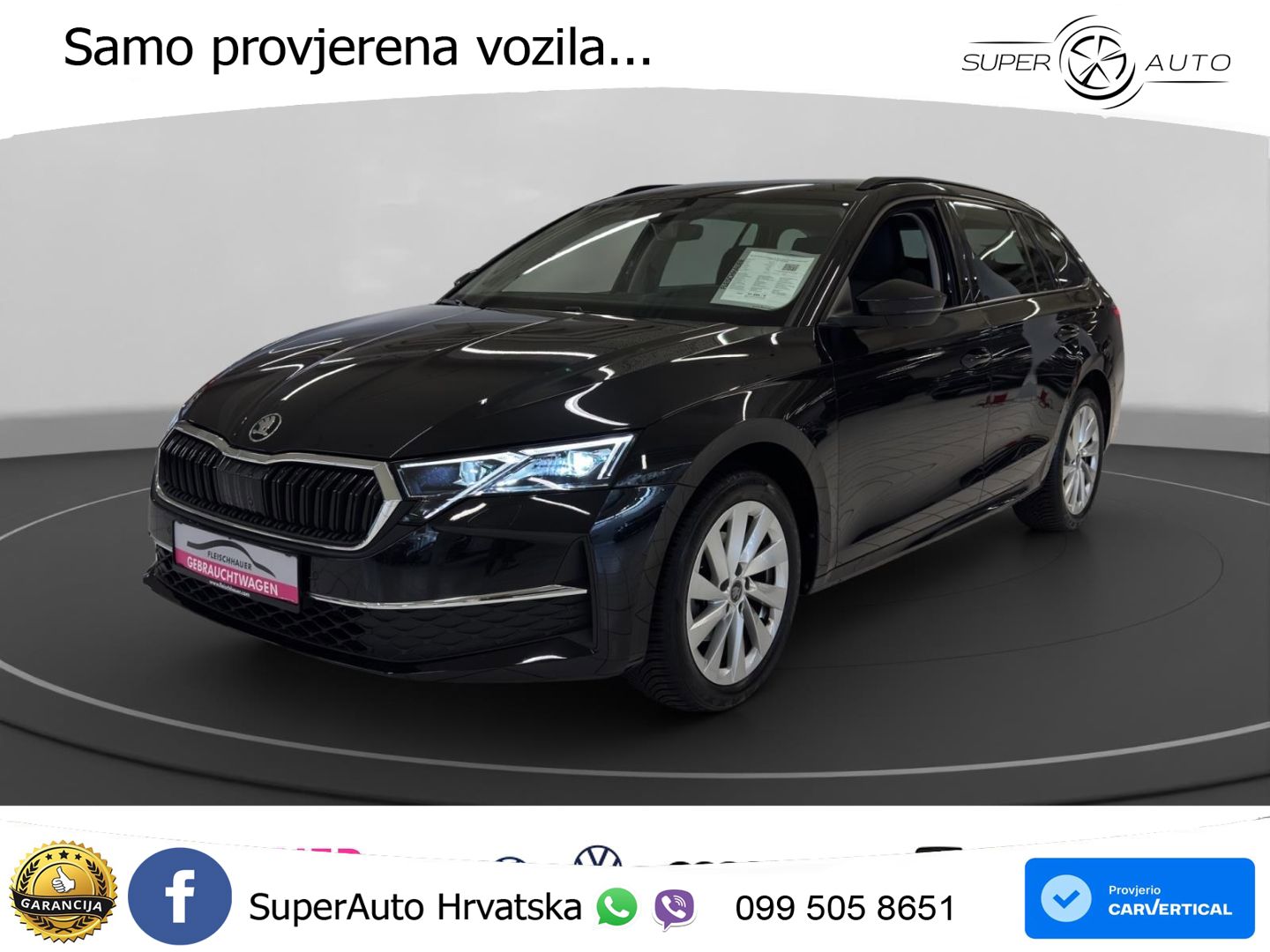 Škoda Octavia Combi 2.0 TDI (150 KS) DSG Selection LED+GR SJED+ACC