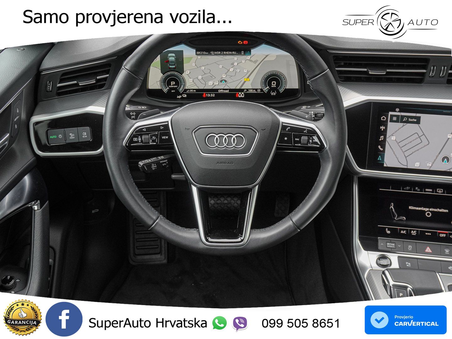 Audi A6 50 TFSIe (299 KS) quattro ultra S tronic advanced LED+GR SJED+ACC