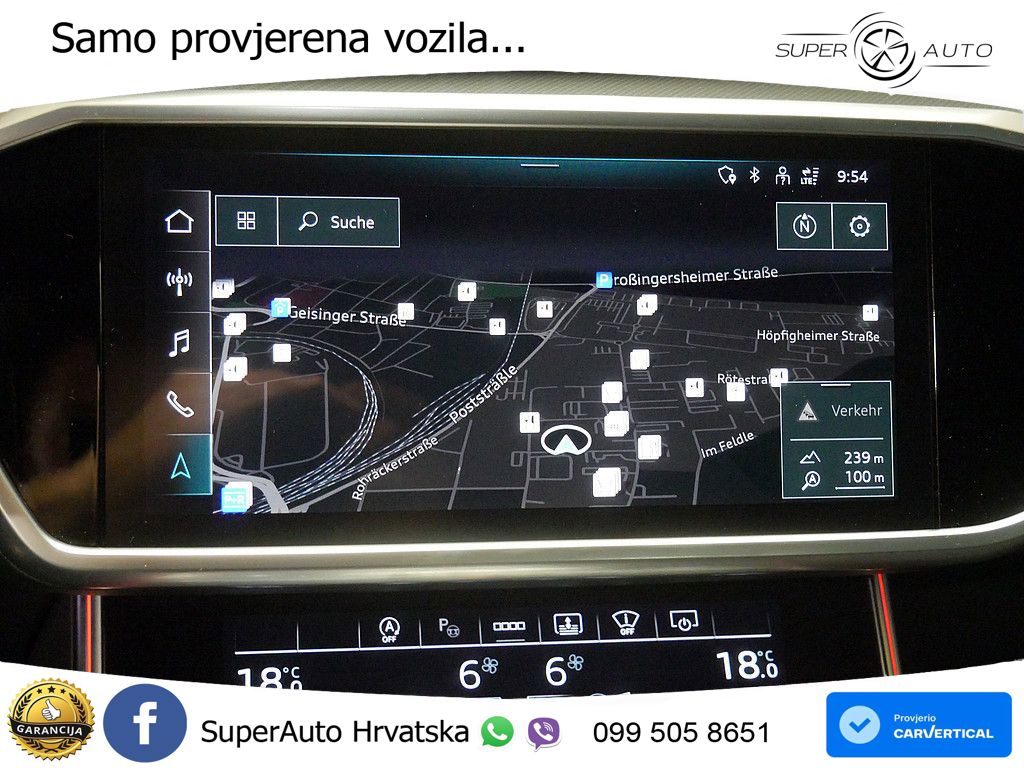 Audi A6 55 TFSI V6 (340 KS) quattro S tronic S line LED+GR SJED+ACC