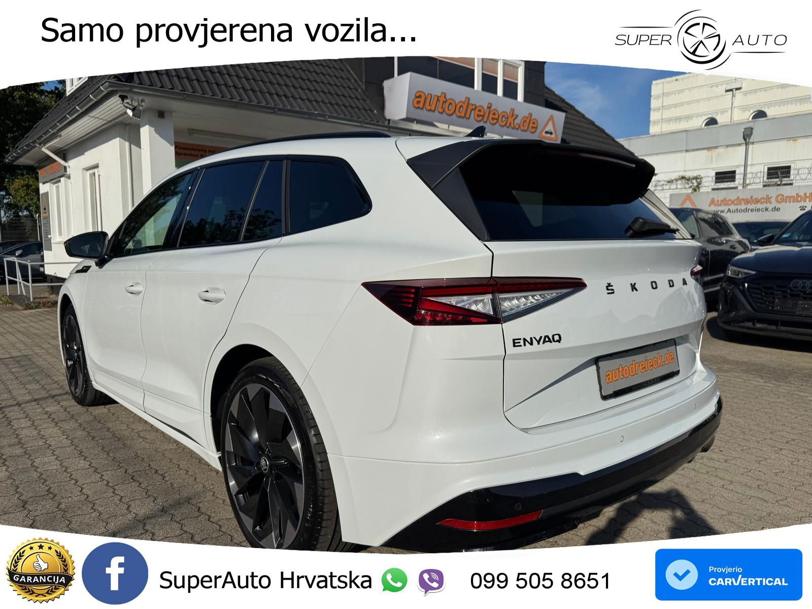 Škoda Enyaq iV 80 82 kWh (204 KS) SportLine LED+GR SJED+ACC