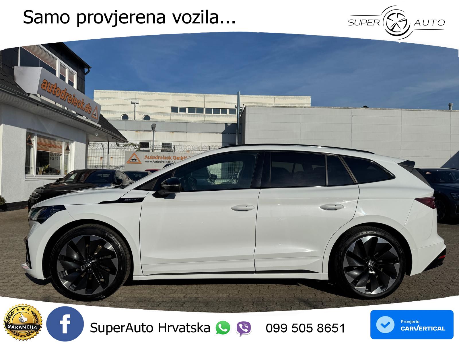 Škoda Enyaq iV 80 82 kWh (204 KS) SportLine LED+GR SJED+ACC
