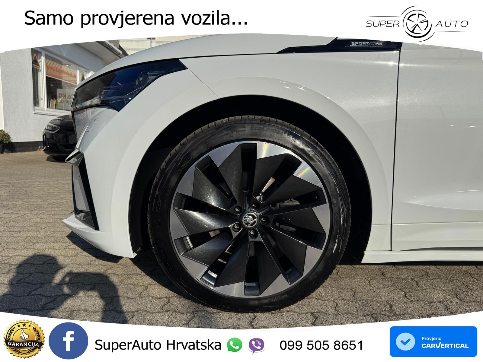 Škoda Enyaq iV 80 82 kWh (204 KS) SportLine LED+GR SJED+ACC