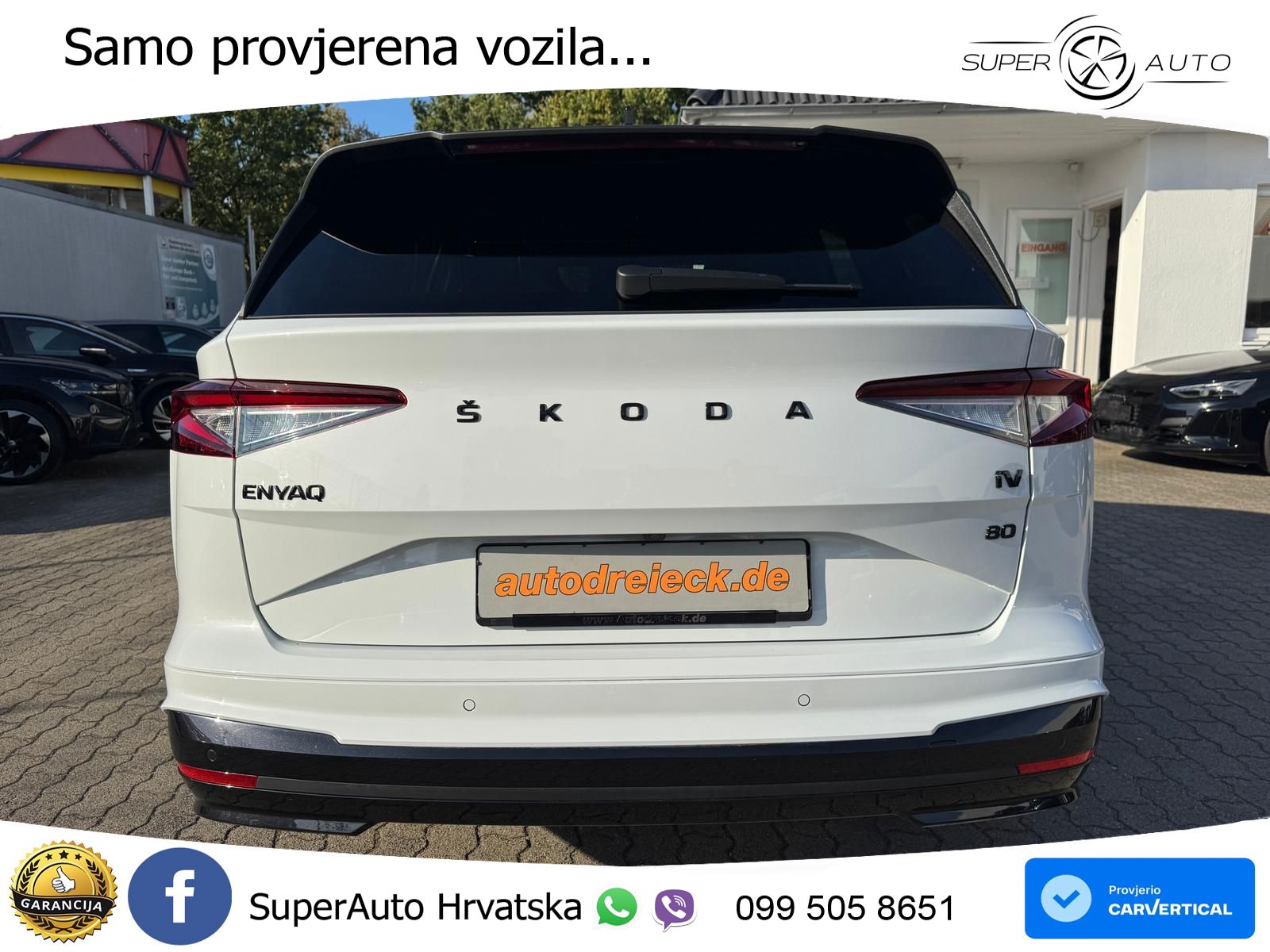 Škoda Enyaq iV 80 82 kWh (204 KS) SportLine LED+GR SJED+ACC