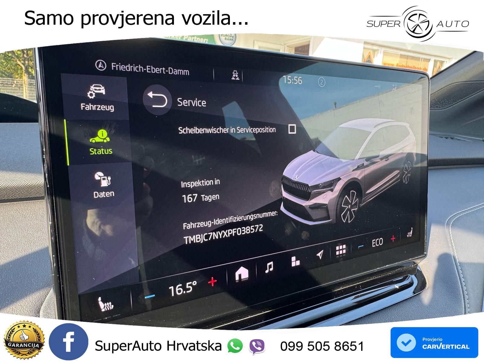 Škoda Enyaq iV 80 82 kWh (204 KS) SportLine LED+GR SJED+ACC