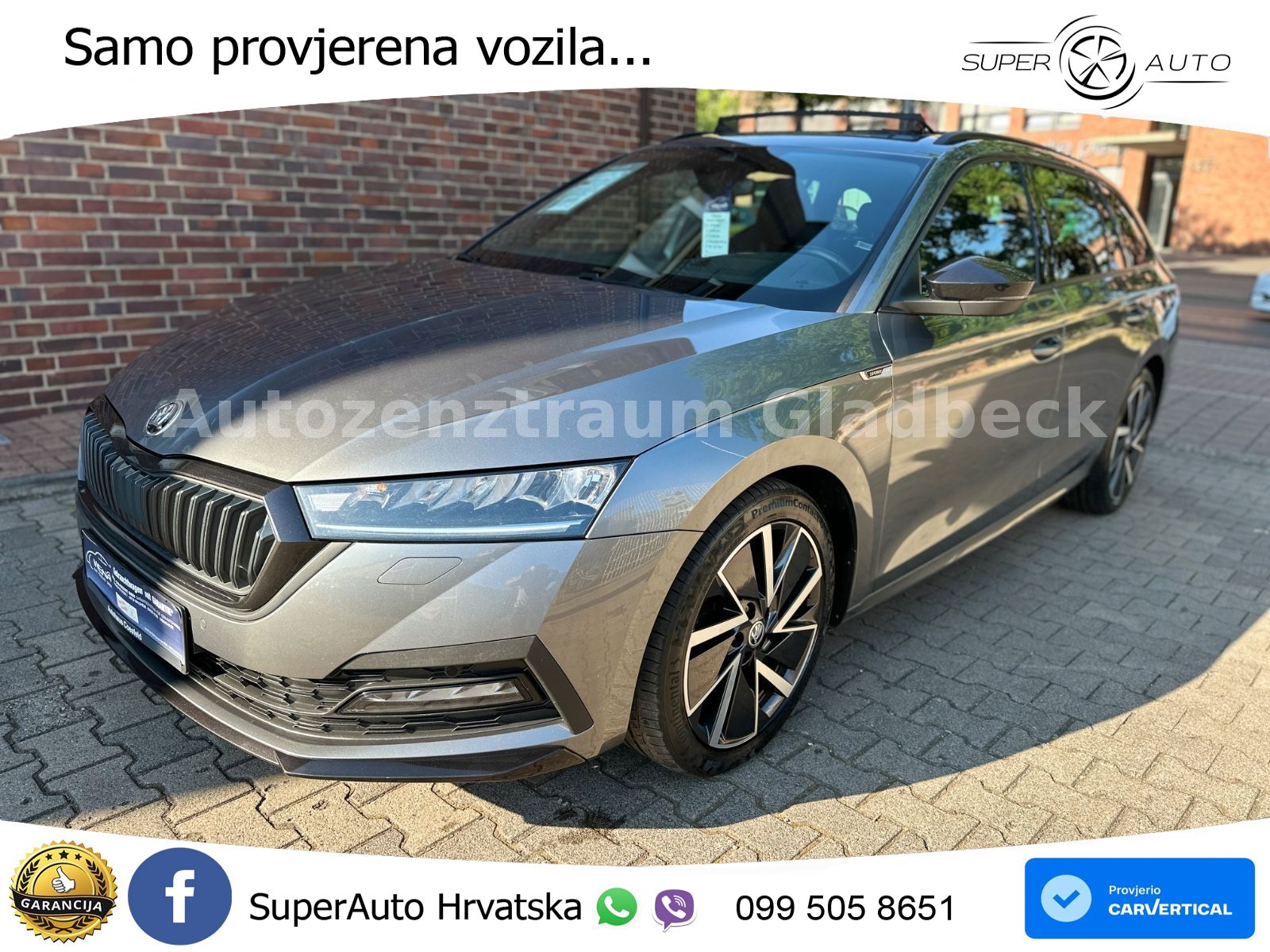 Škoda Octavia Combi 2.0 TSI (190 KS) 4x4 DSG SportLine LED+GR SJED+ACC