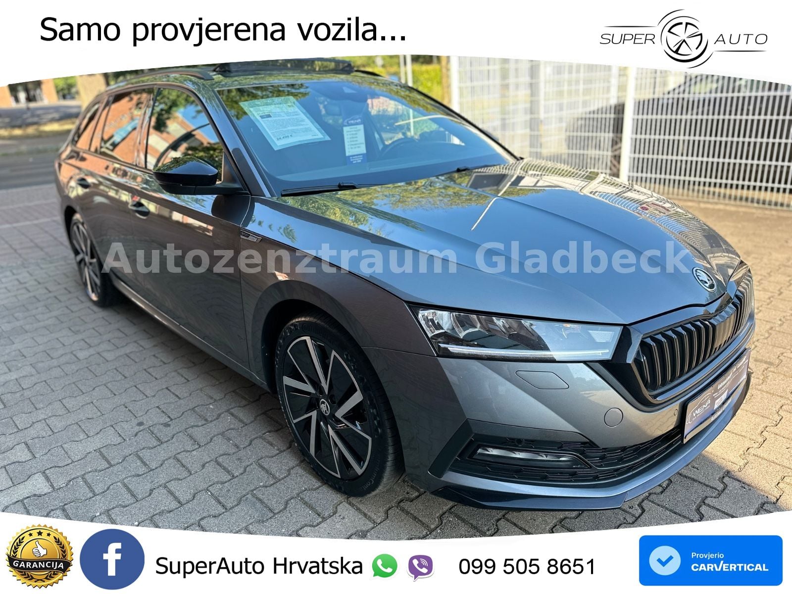 Škoda Octavia Combi 2.0 TSI (190 KS) 4x4 DSG SportLine LED+GR SJED+ACC