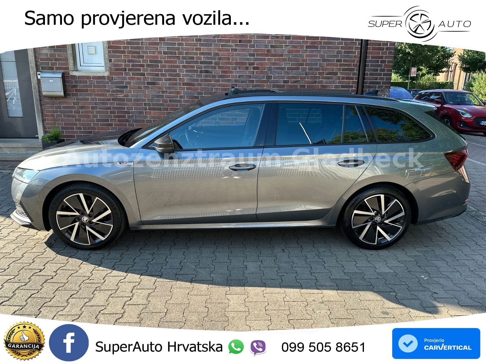 Škoda Octavia Combi 2.0 TSI (190 KS) 4x4 DSG SportLine LED+GR SJED+ACC