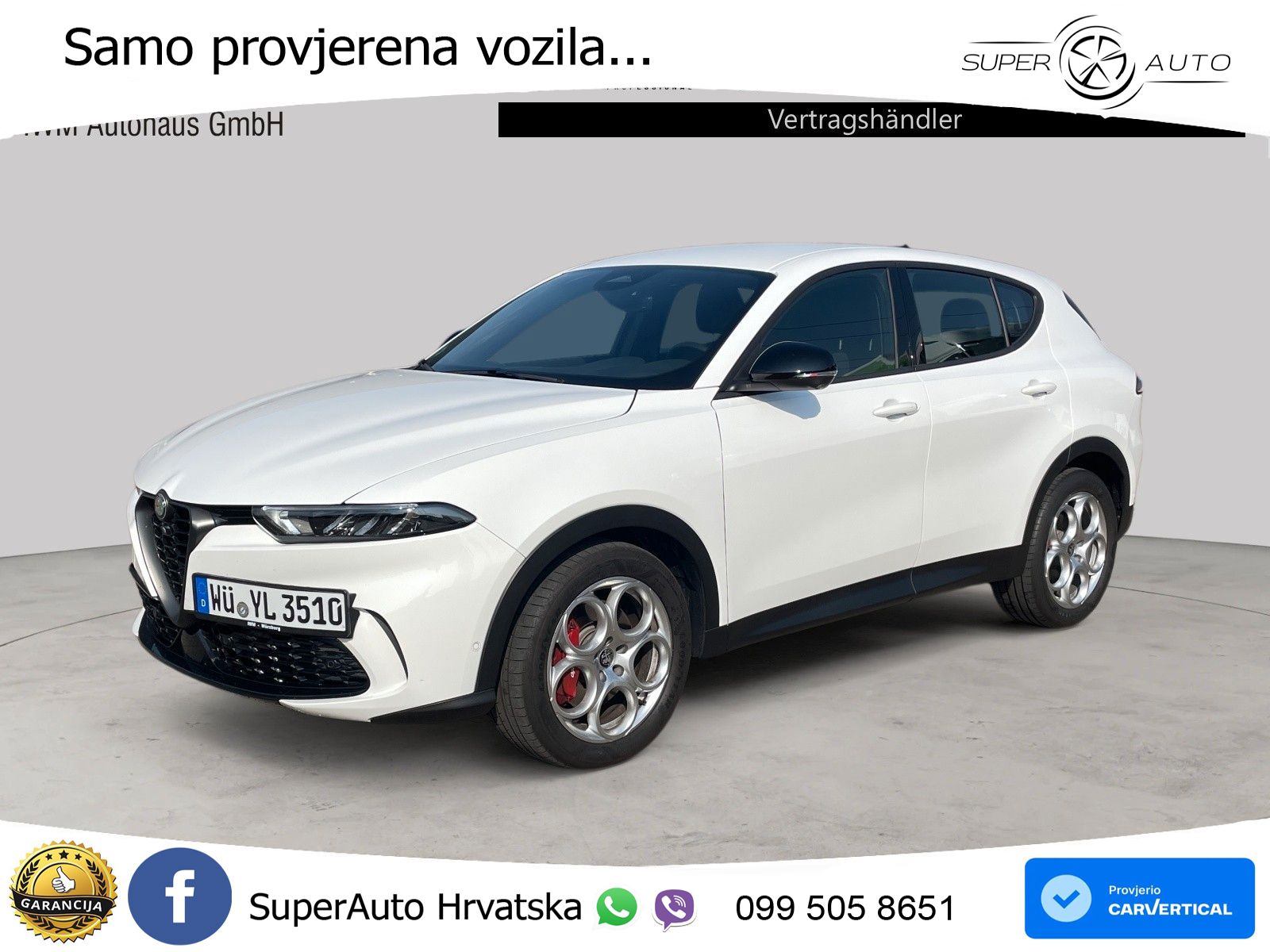 Alfa Romeo Tonale 1.6 VGT-D (130 KS) TCT LED+GR SJED+ACC