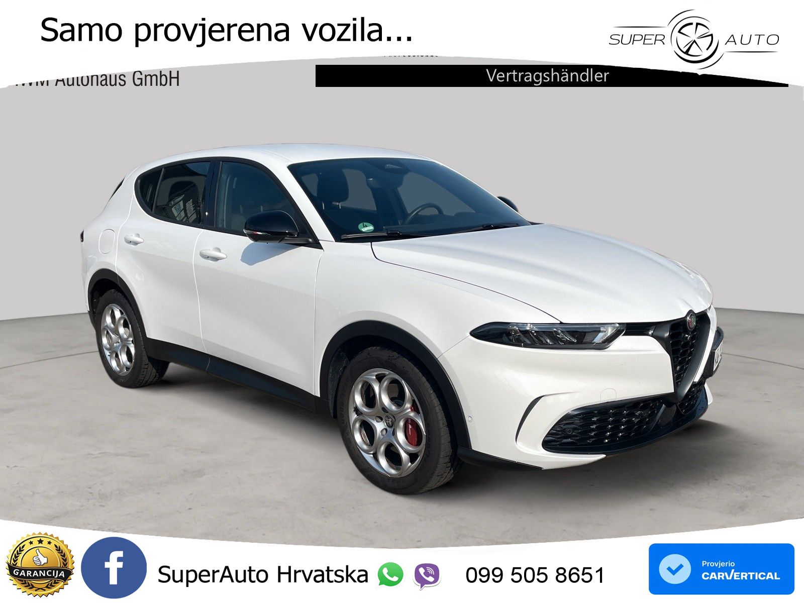 Alfa Romeo Tonale 1.6 VGT-D (130 KS) TCT LED+GR SJED+ACC