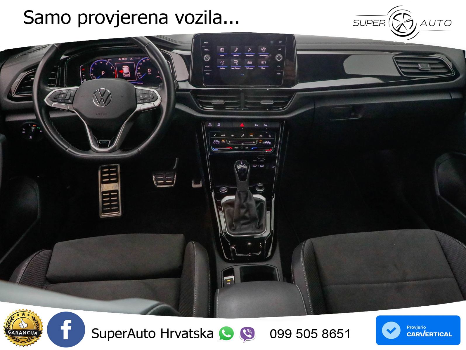 Volkswagen T-Roc 1.5 TSI (150 KS) DSG R-Line LED+GR SJED+ACC