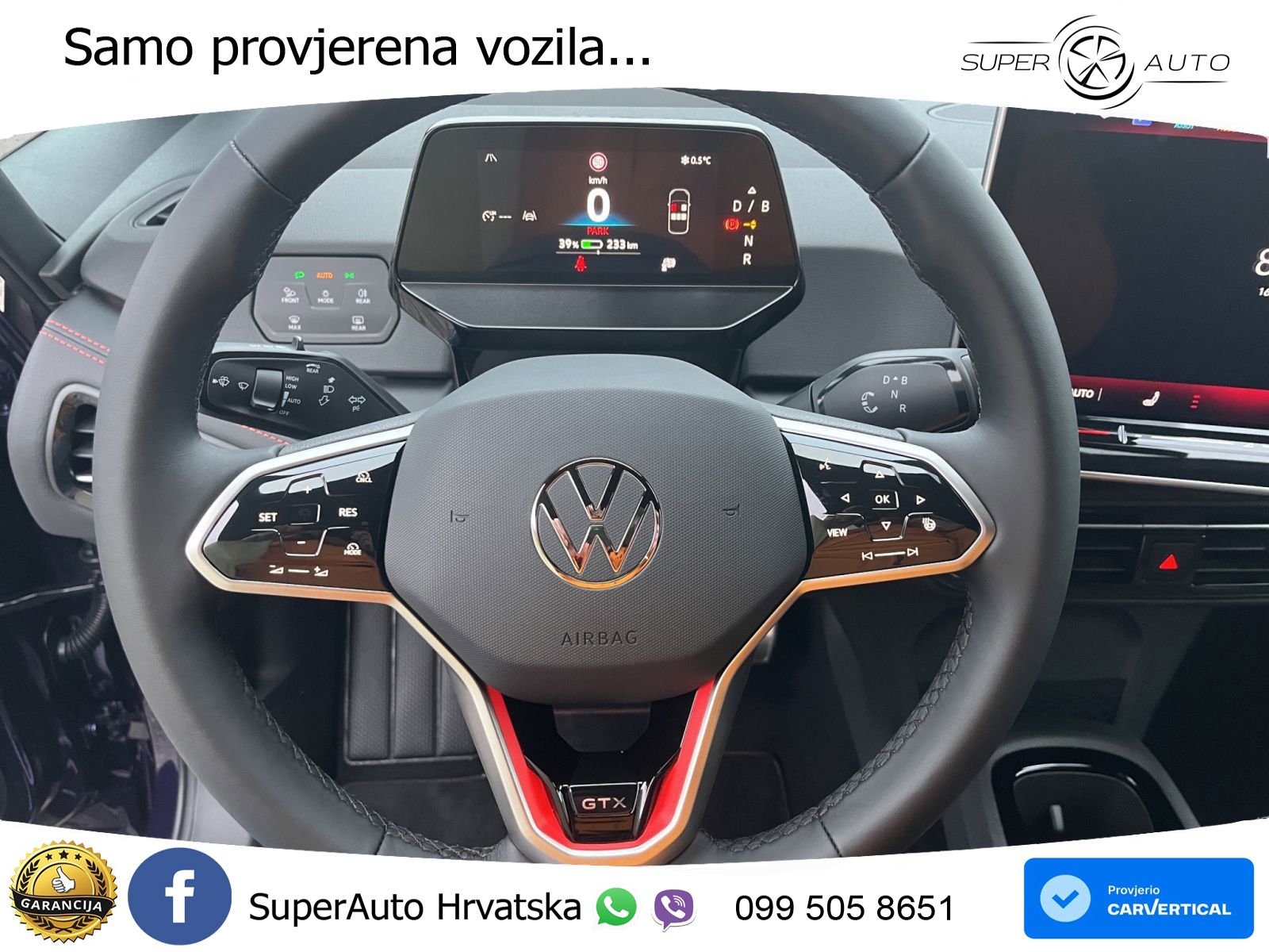 Volkswagen ID.3 GTX Performance 84 kWh (326 KS) LED+GR SJED+ACC