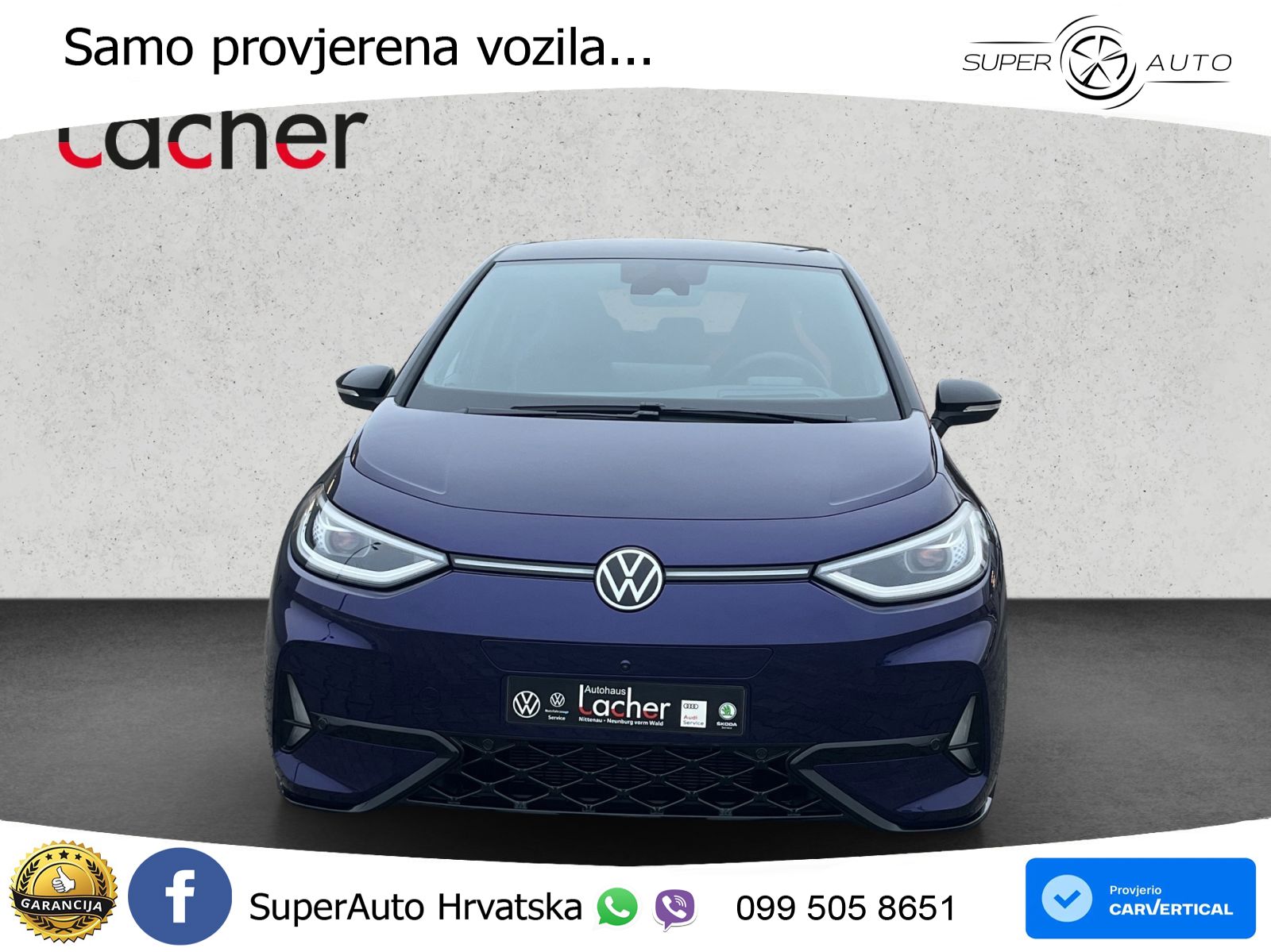 Volkswagen ID.3 GTX Performance 84 kWh (326 KS) LED+GR SJED+ACC