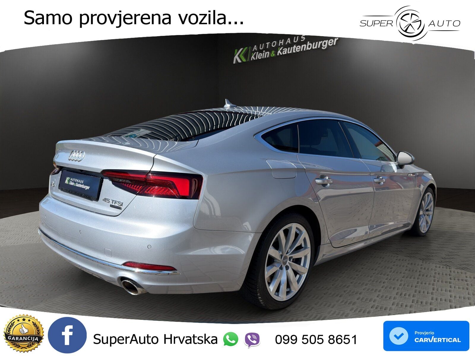 Audi A5 Sportback 45 TFSI (245 KS) quattro ultra S tronic
